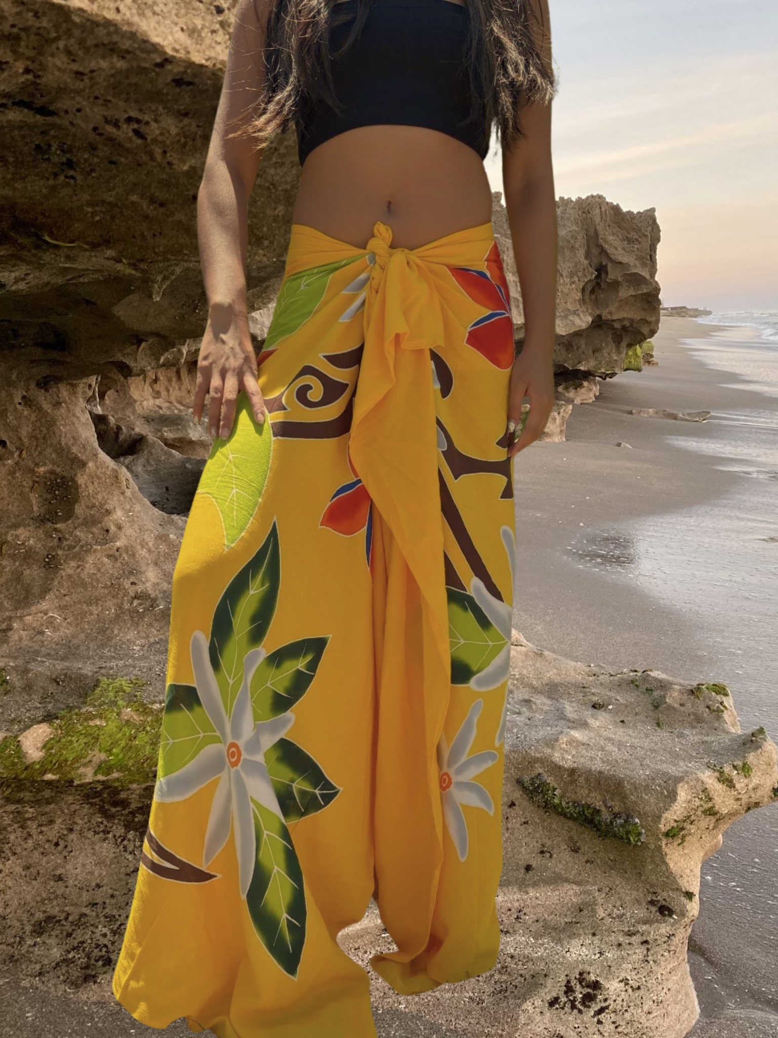 Mikala Sarong Pareo - Yellow