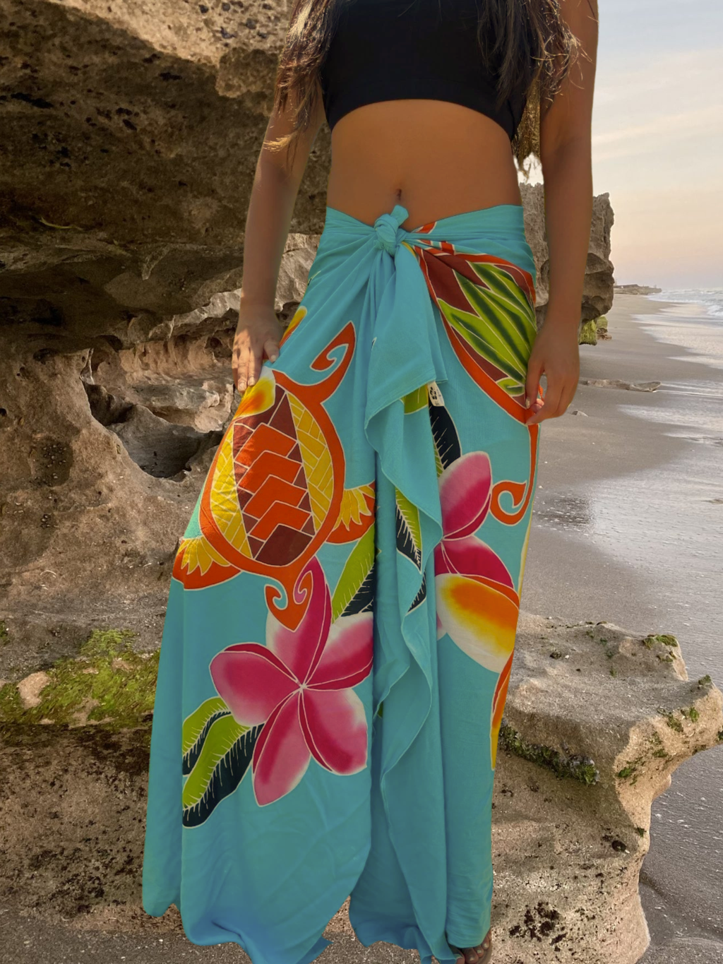 Kiele Sarong Pareo - Turquoise