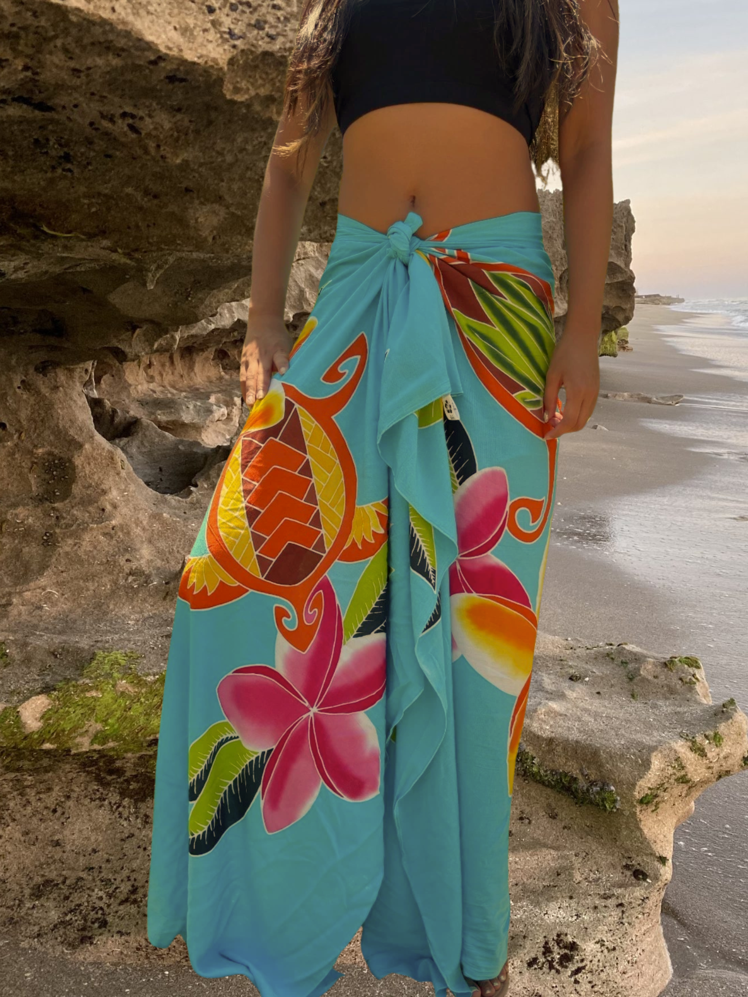 Kiele Sarong Pareo - Turquoise
