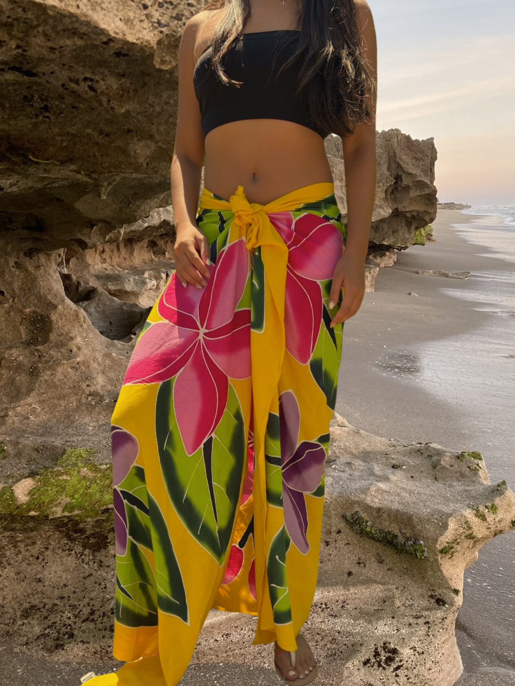 Haukea Sarong Pareo - Yellow