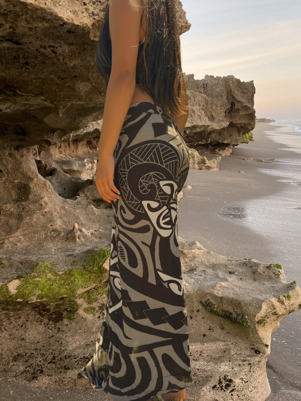 Olina Sarong Pareo - Black