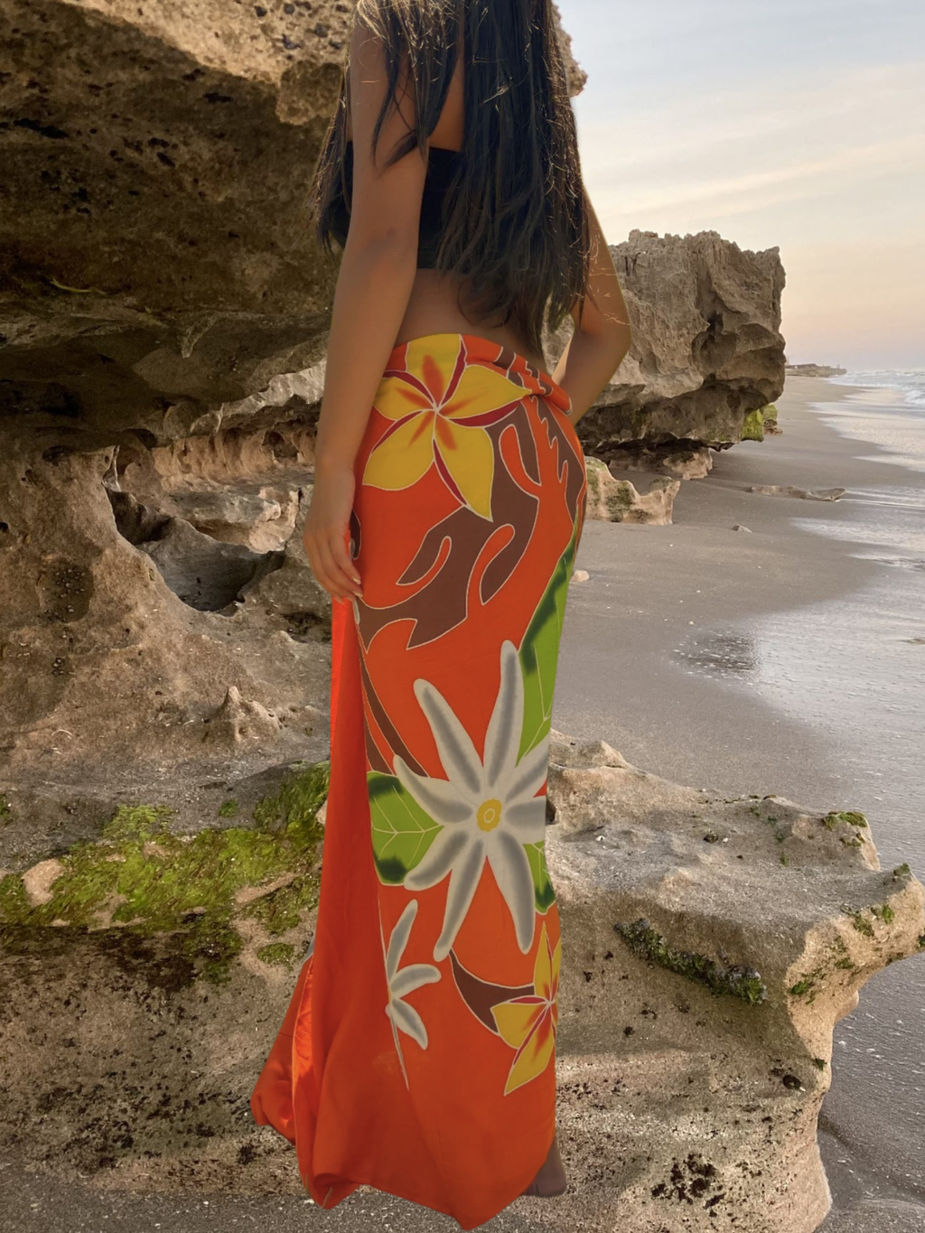 Mikala Sarong Pareo - Orange