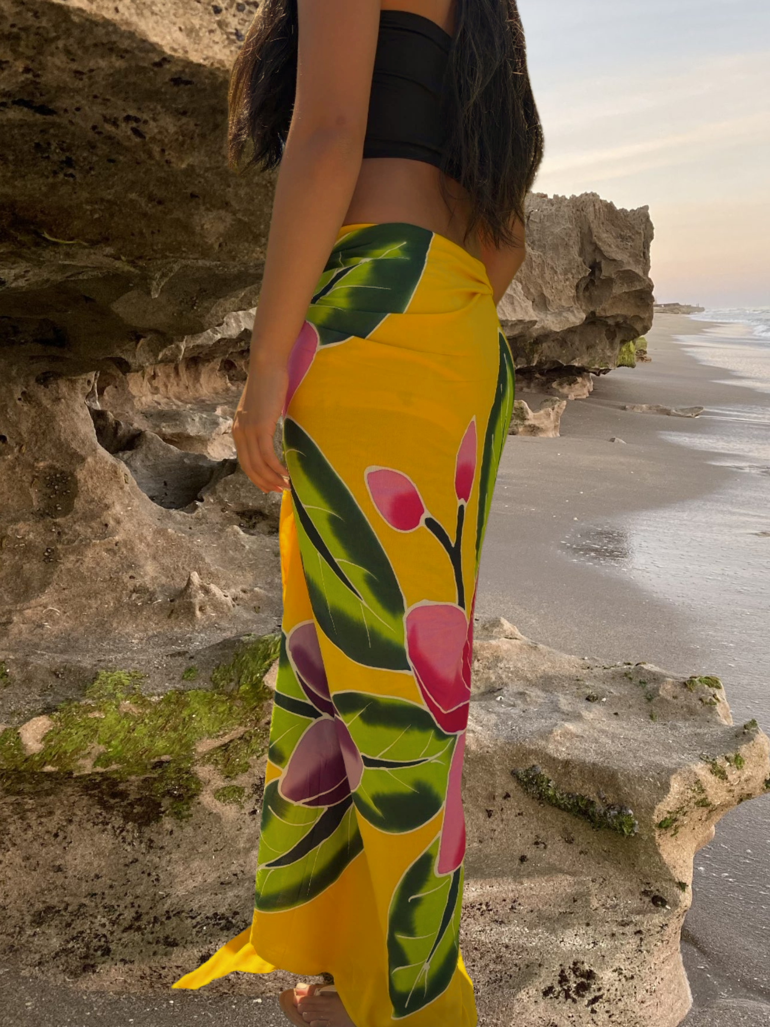 Haukea Sarong Pareo - Yellow
