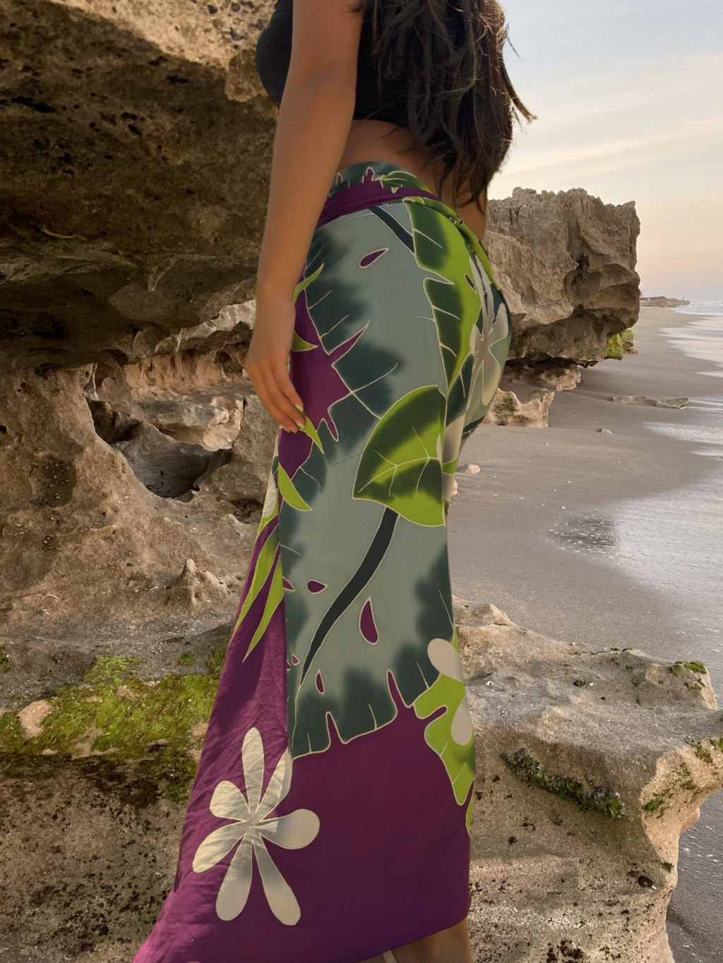 Alana Sarong Pareo - Purple