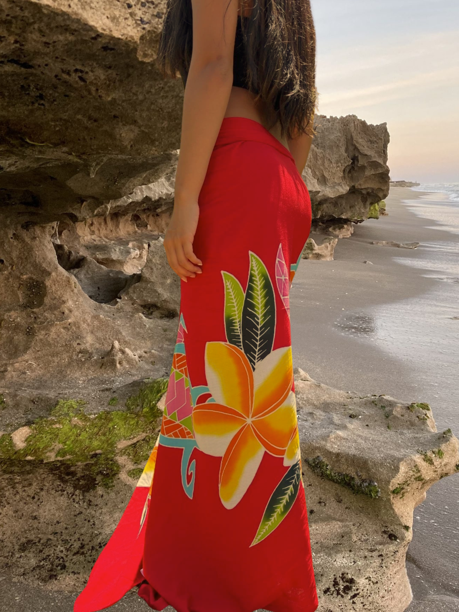 Kiele Sarong Pareo - Red