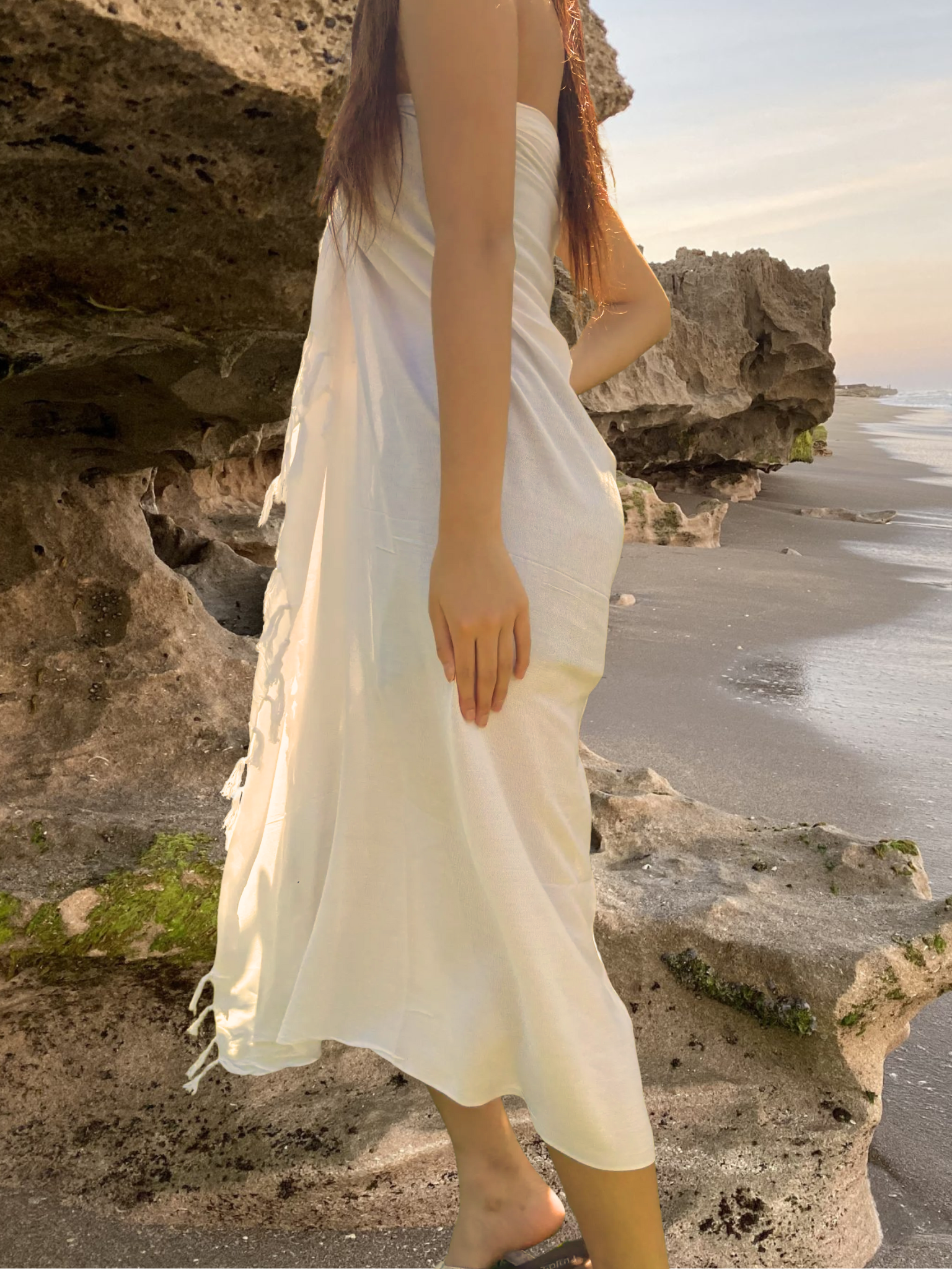 Kalia Original Sarong Pareo - White