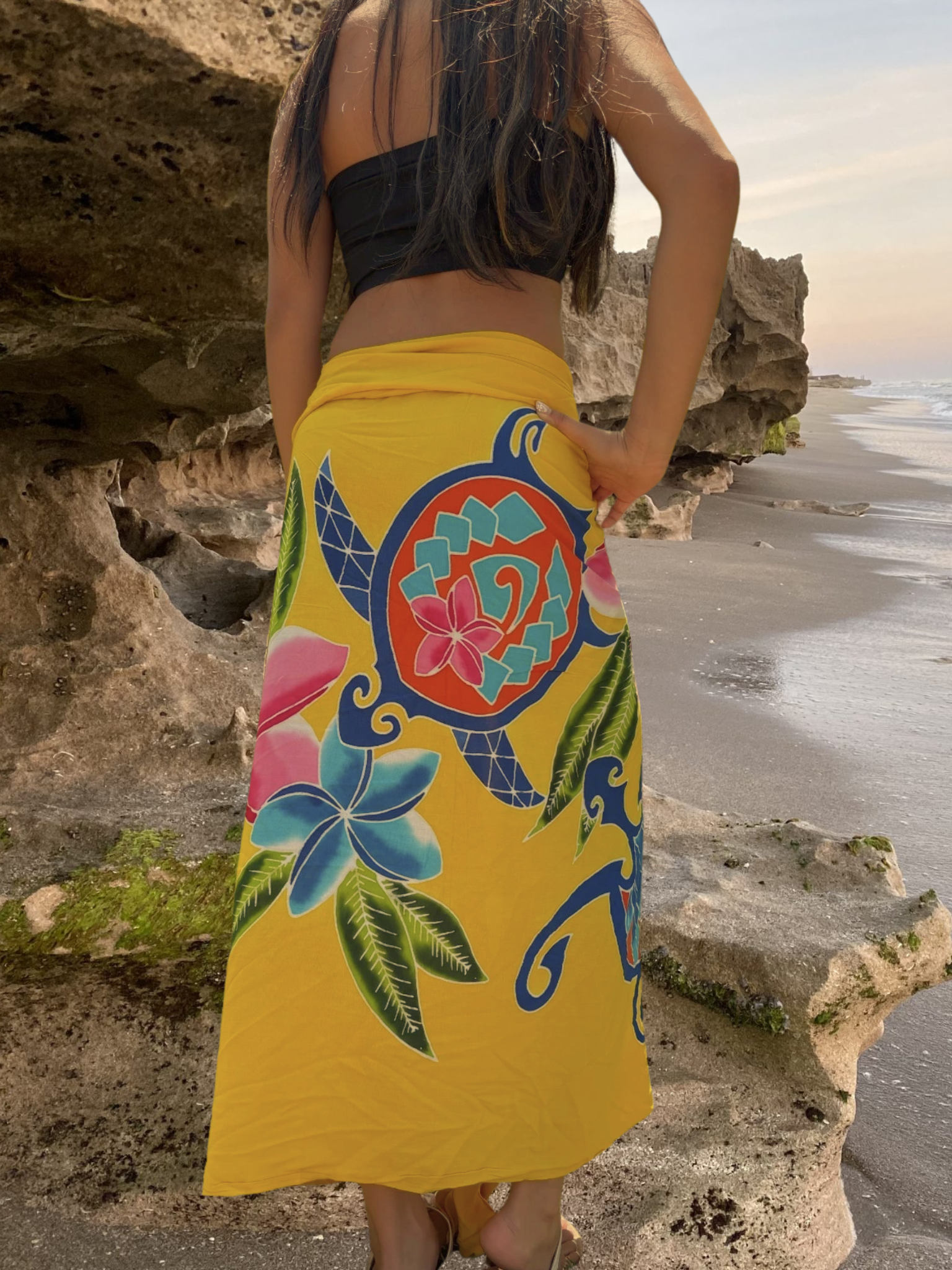 Kiele Sarong Pareo - Yellow