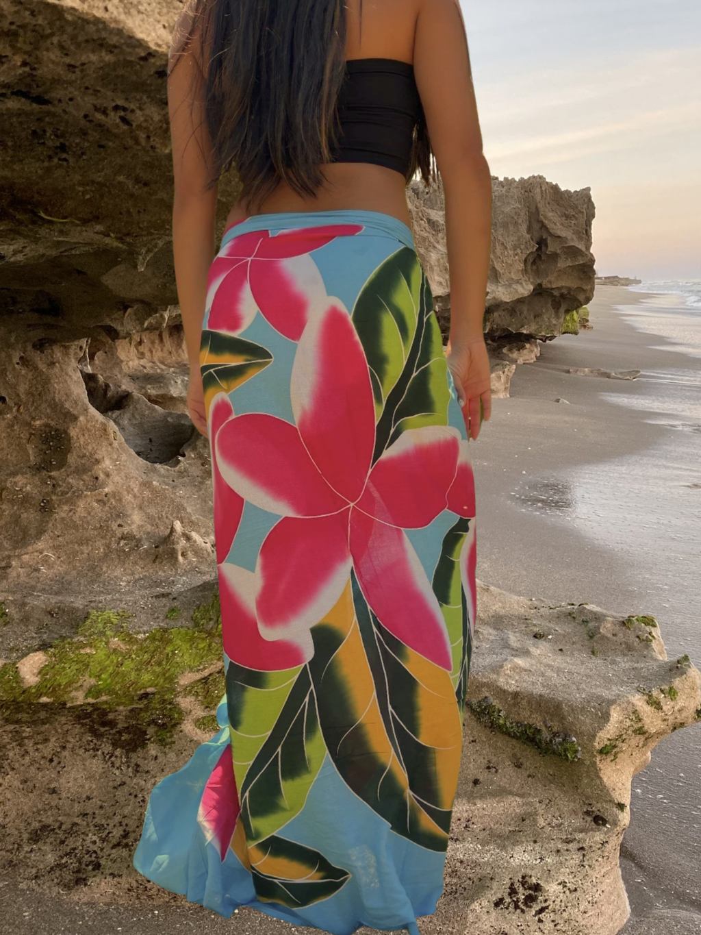 Nanea Sarong Pareo - Turquoise