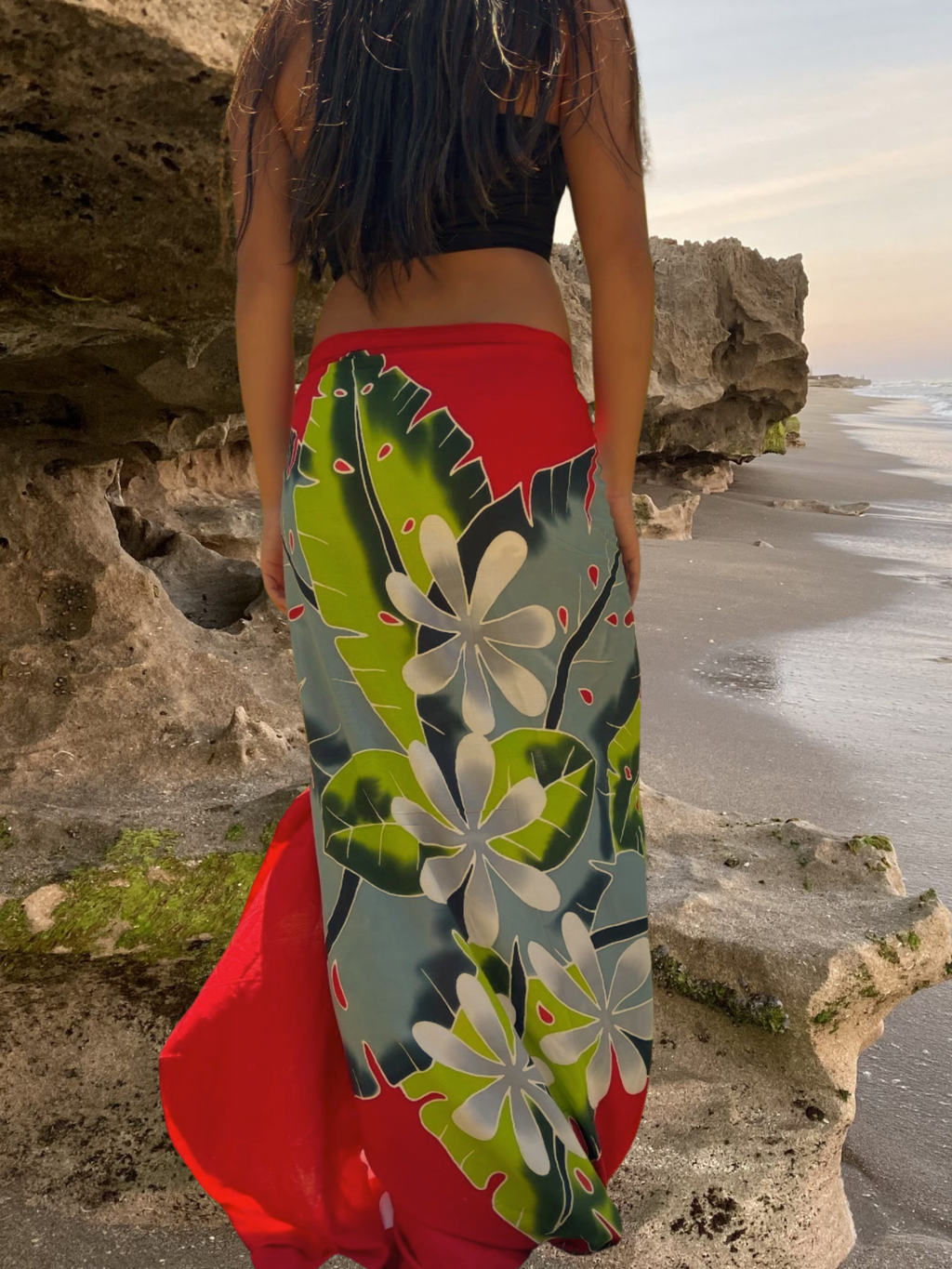 Alana Sarong Pareo - Red