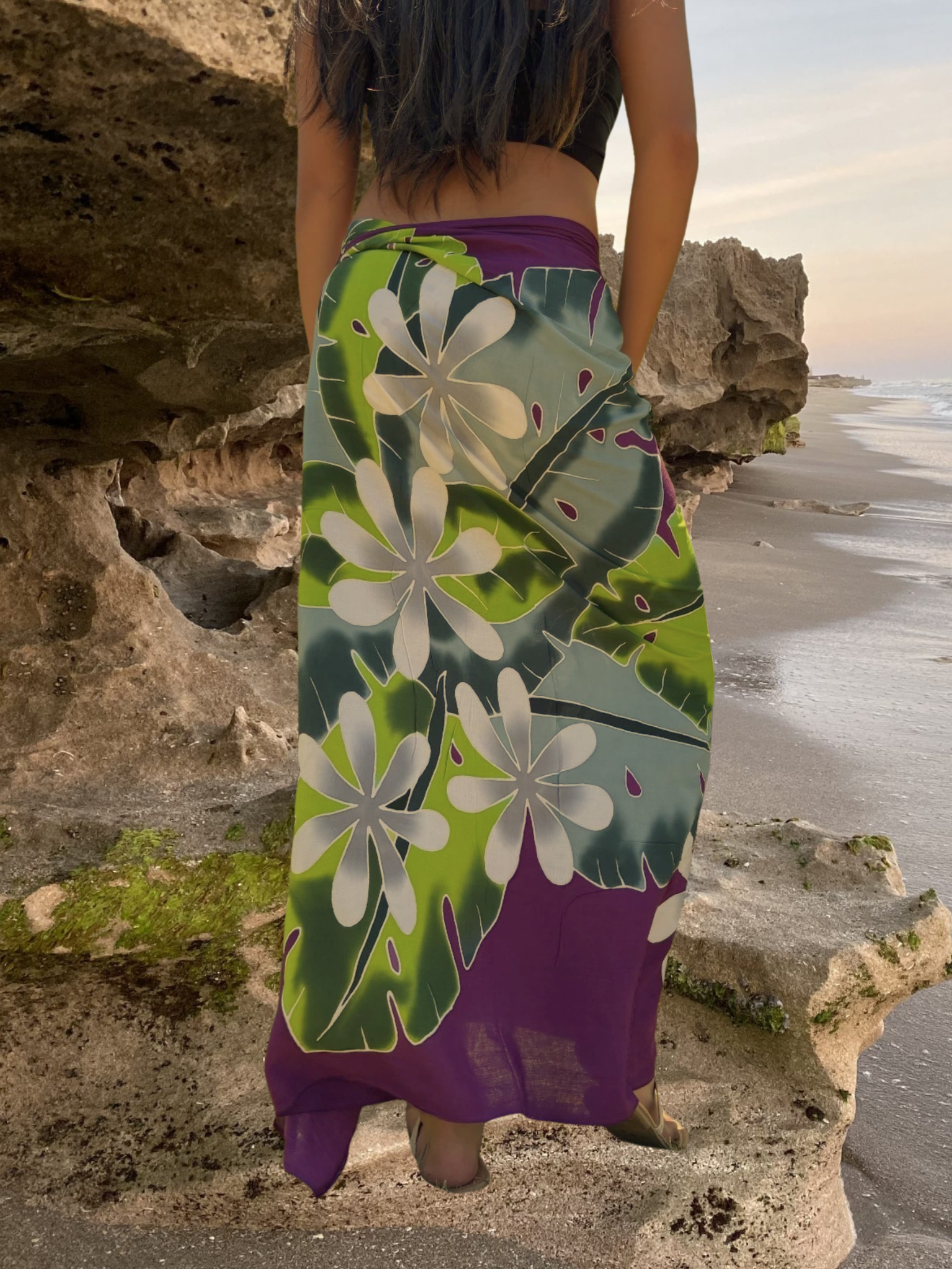 Alana Sarong Pareo - Purple