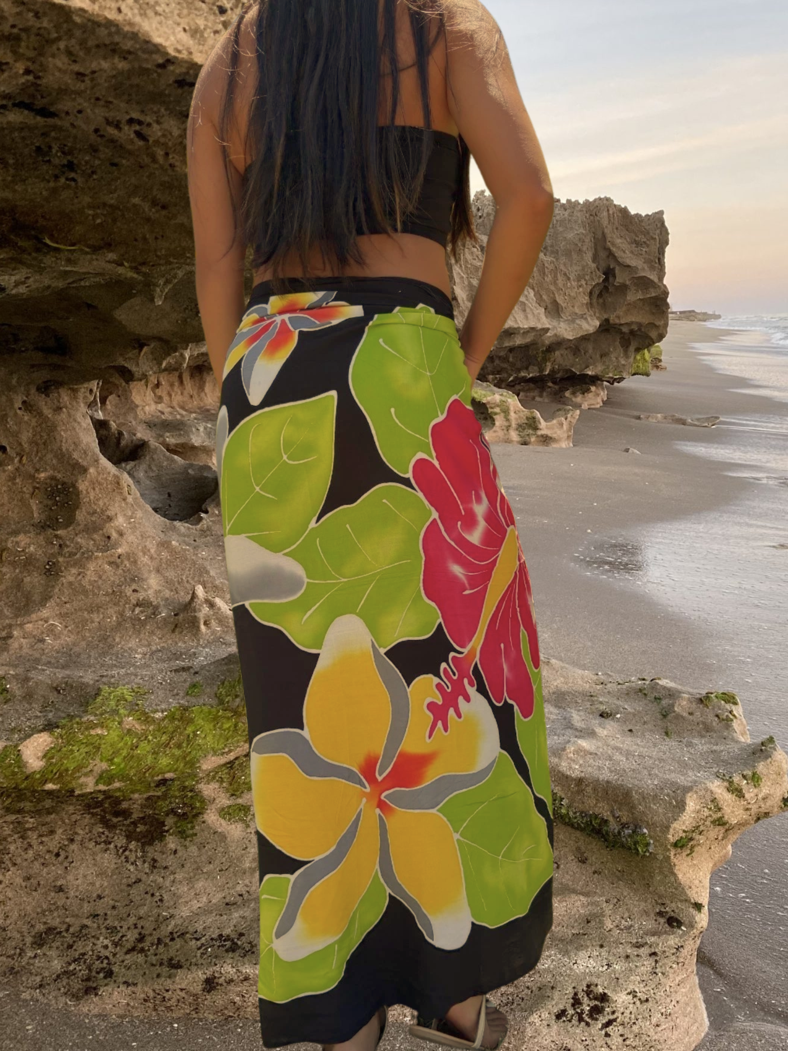 Nani Sarong Pareo - Black