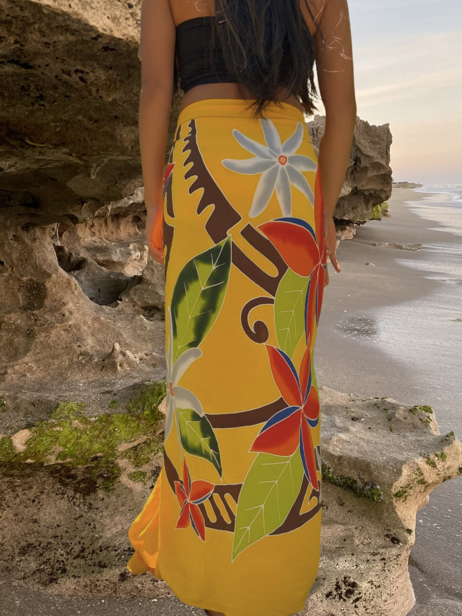 Mikala Sarong Pareo - Yellow