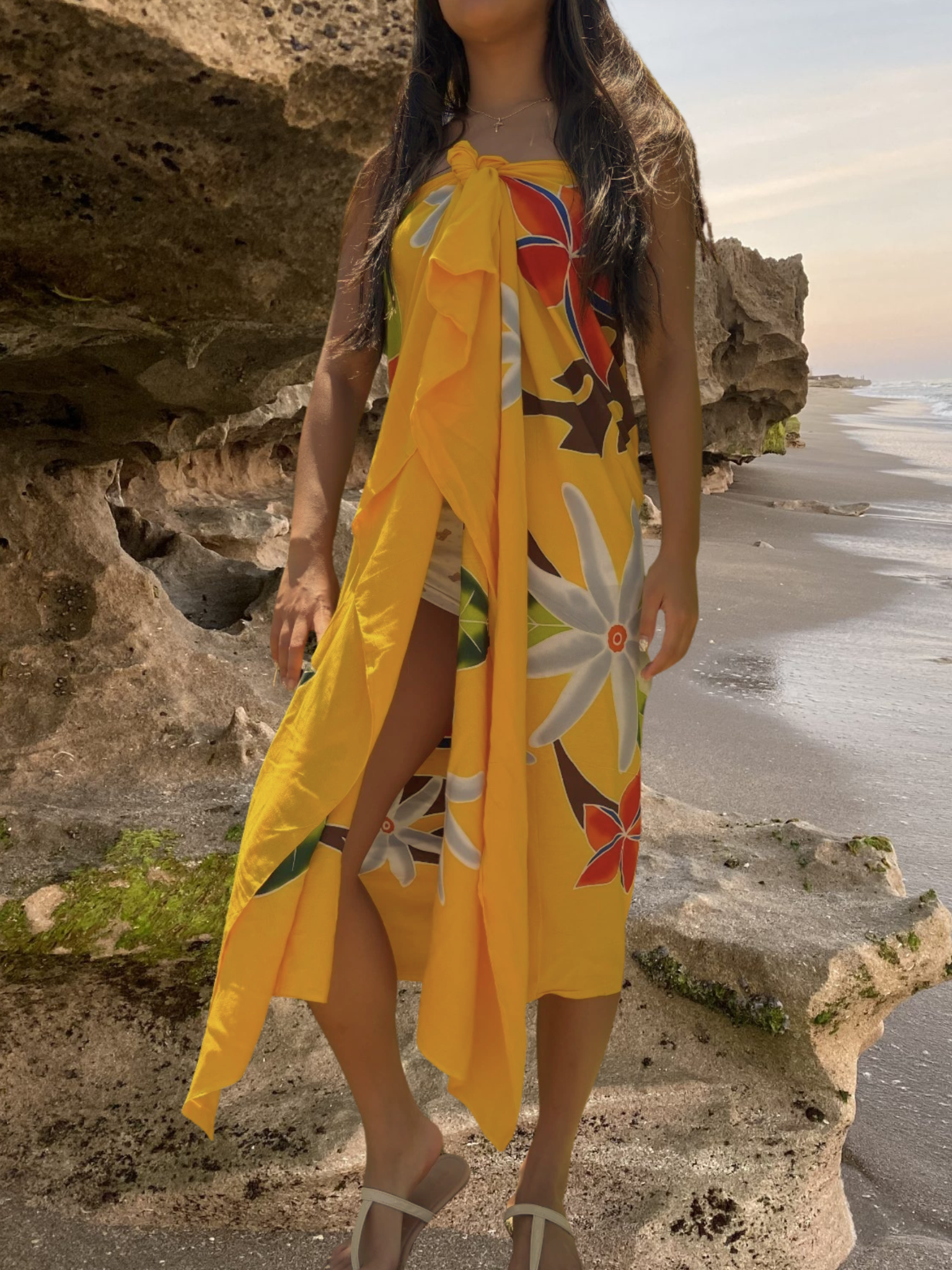 Mikala Sarong Pareo - Yellow