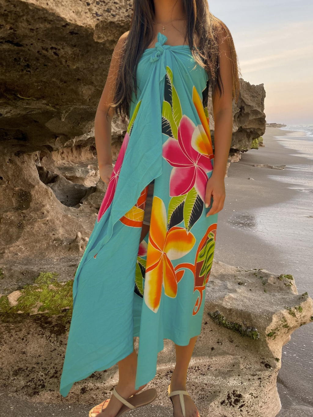 Kiele Sarong Pareo - Turquoise