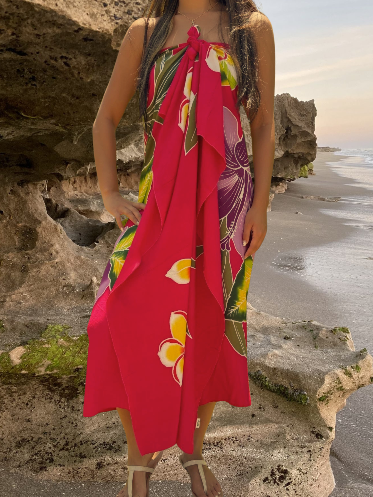 Kiele Sarong Pareo - Red