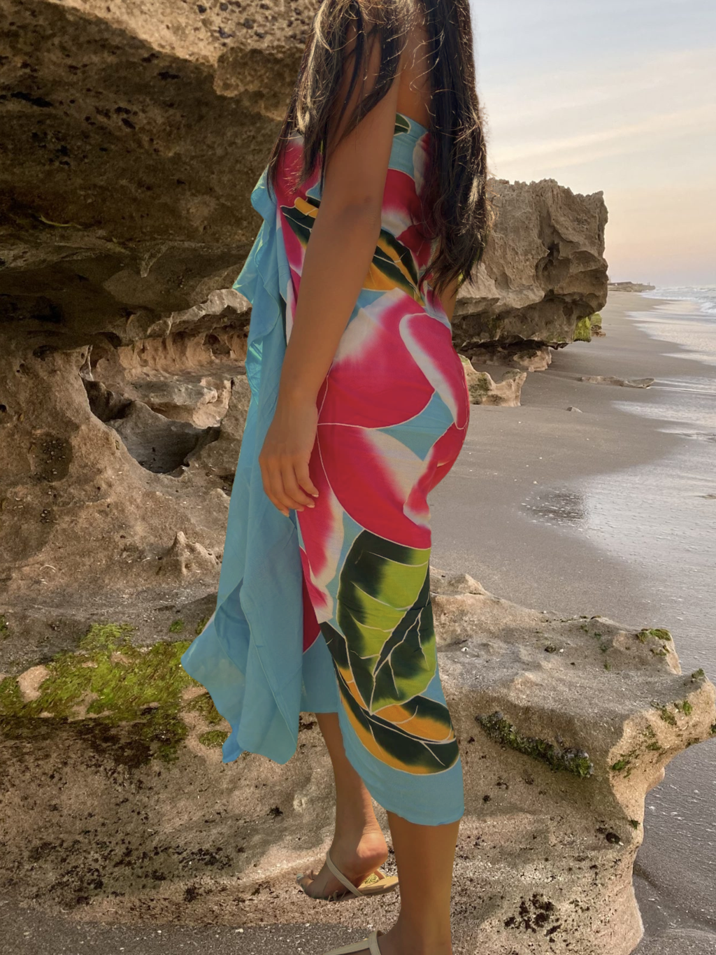 Nanea Sarong Pareo - Turquoise