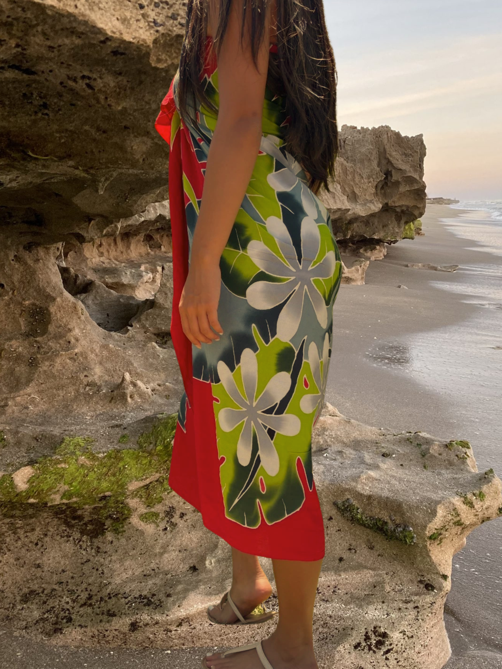 Alana Sarong Pareo - Red
