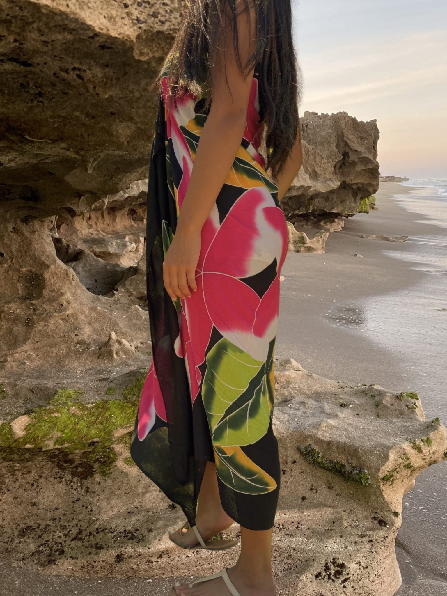 Lani Sarong Pareo - Black