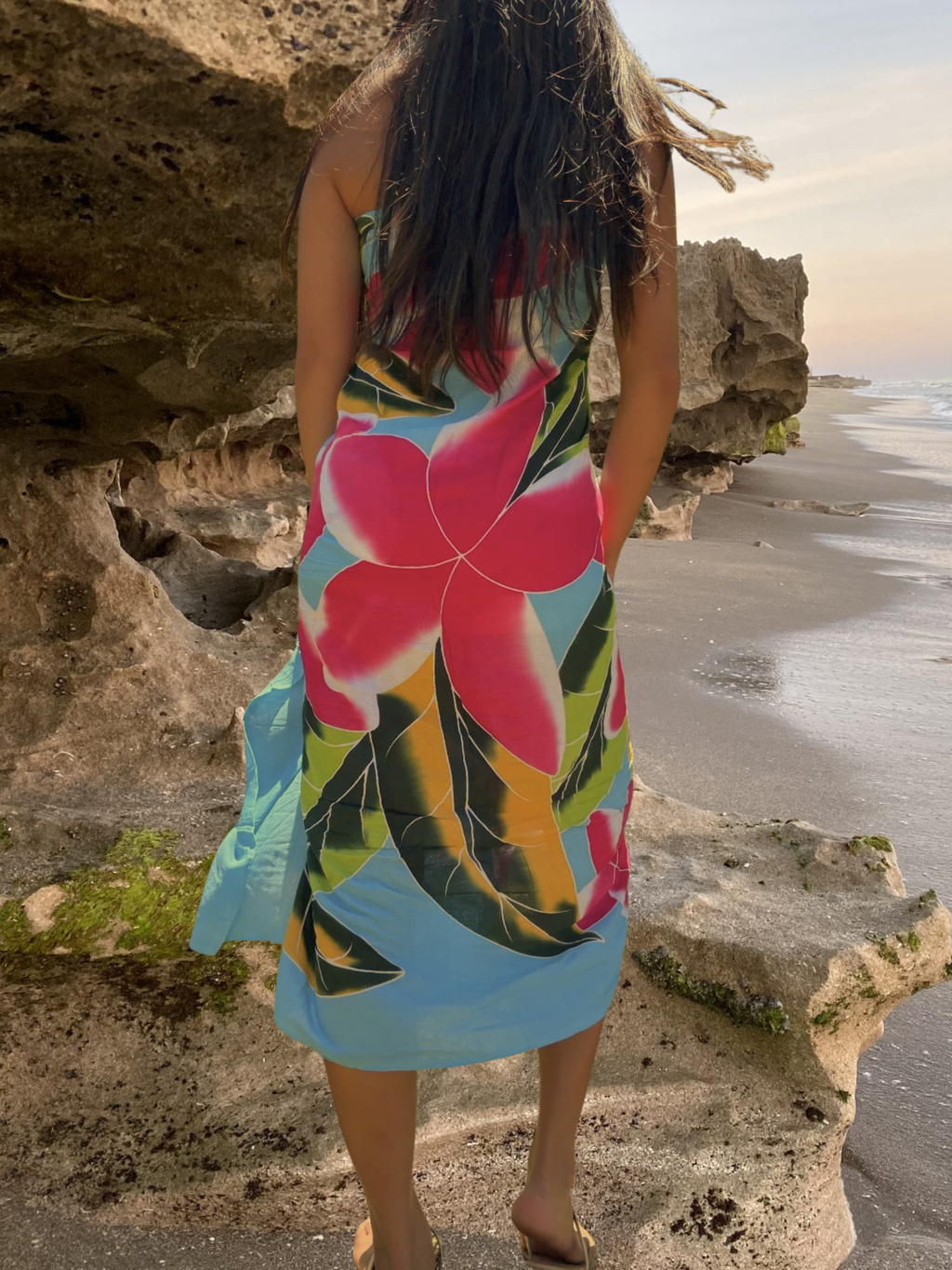 Nanea Sarong Pareo - Turquoise