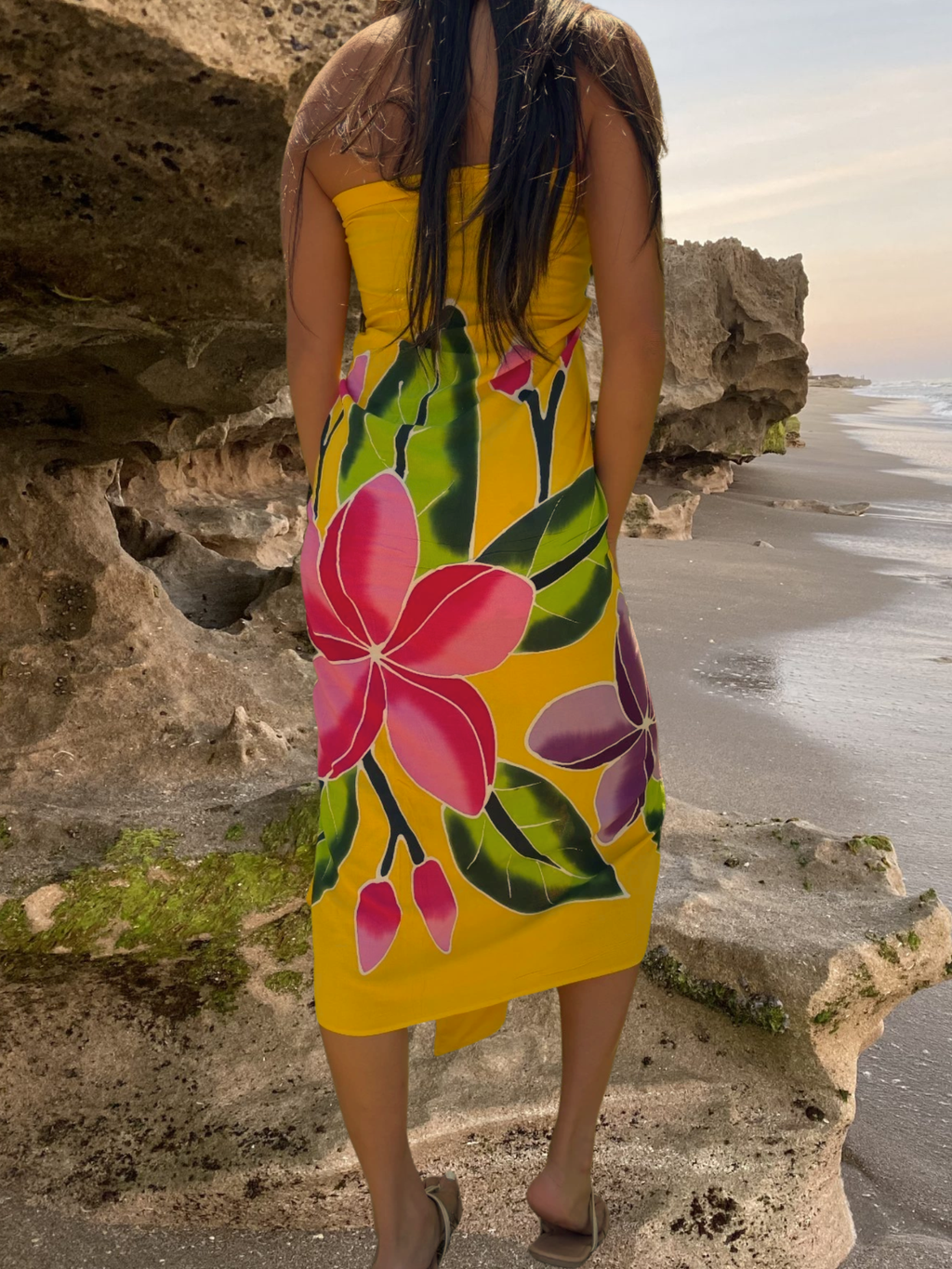 Haukea Sarong Pareo - Yellow