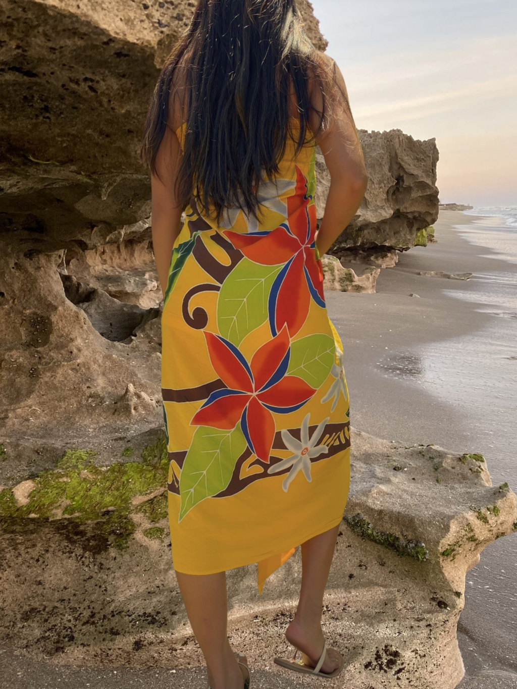 Mikala Sarong Pareo - Yellow