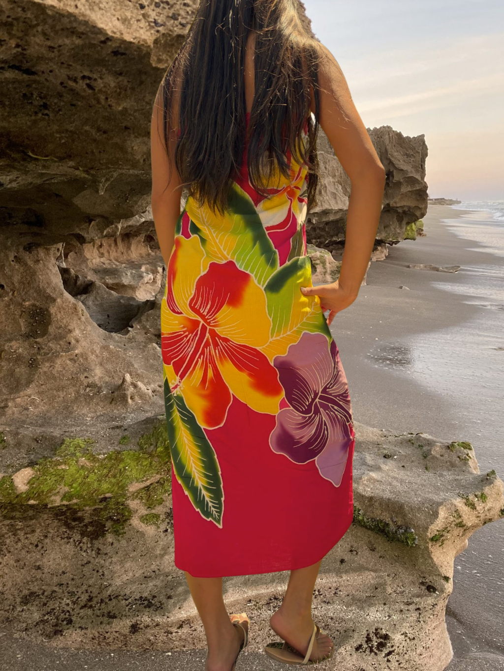 Kiele Sarong Pareo - Red