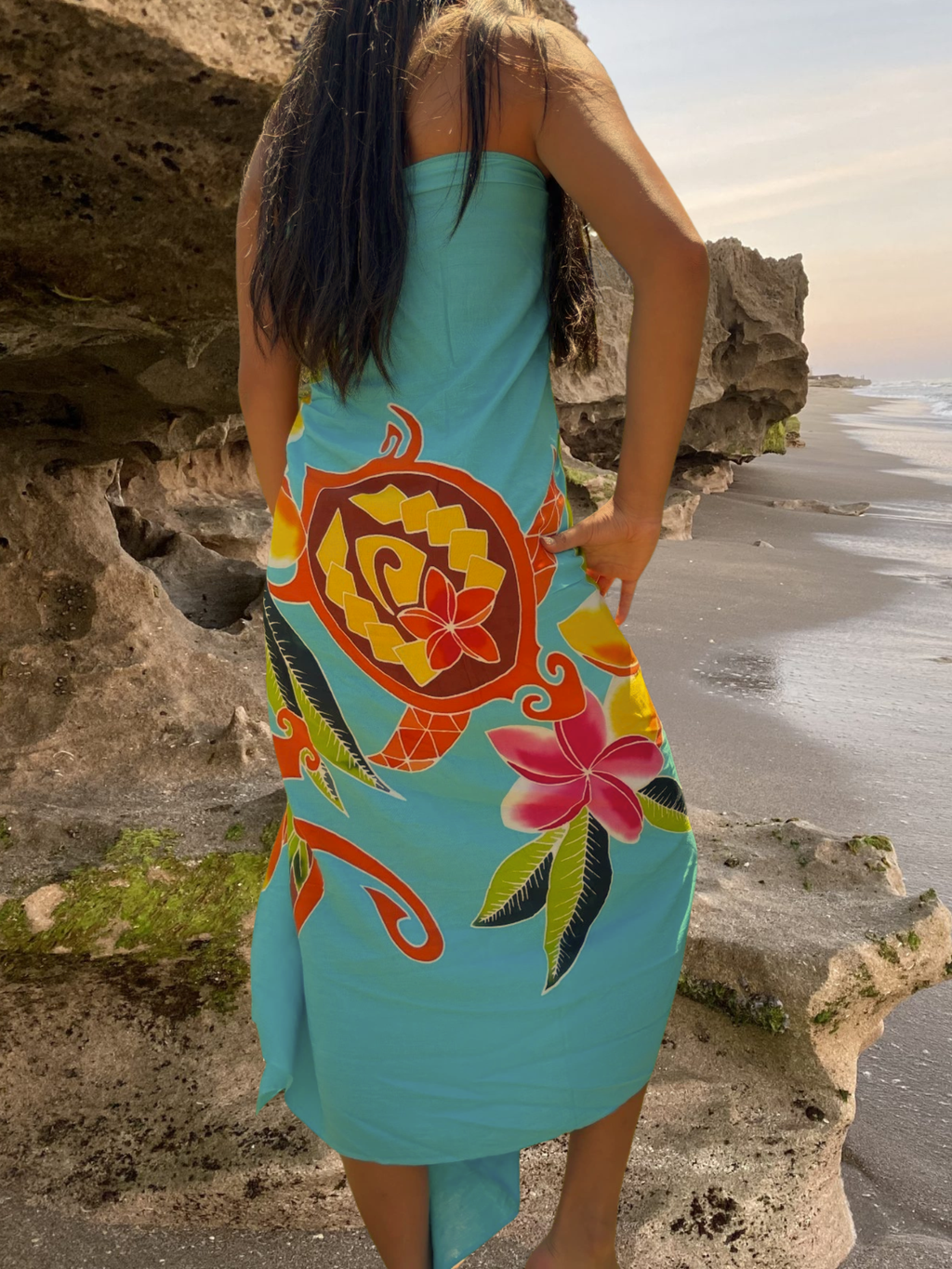 Kiele Sarong Pareo - Turquoise