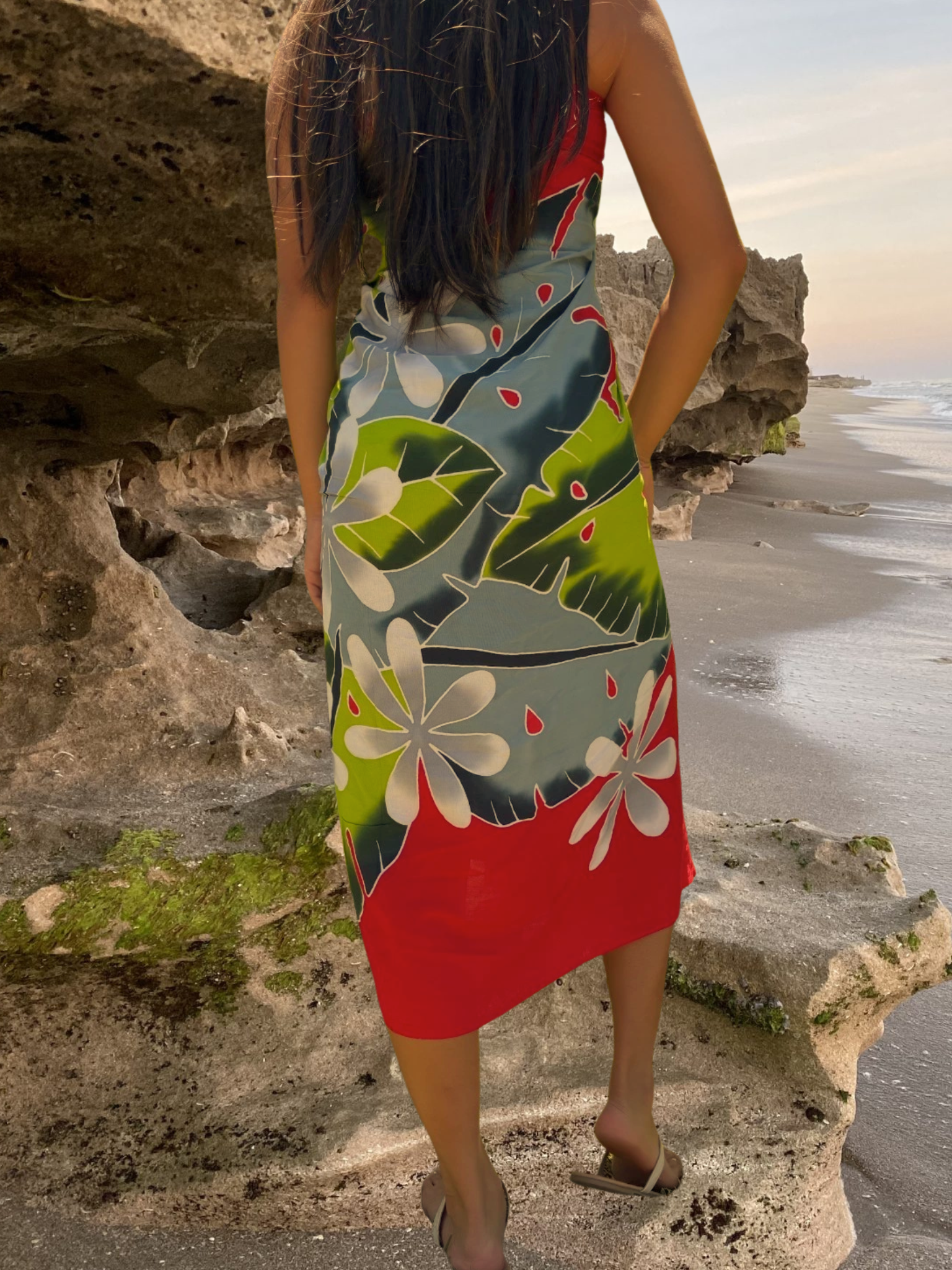 Alana Sarong Pareo - Red