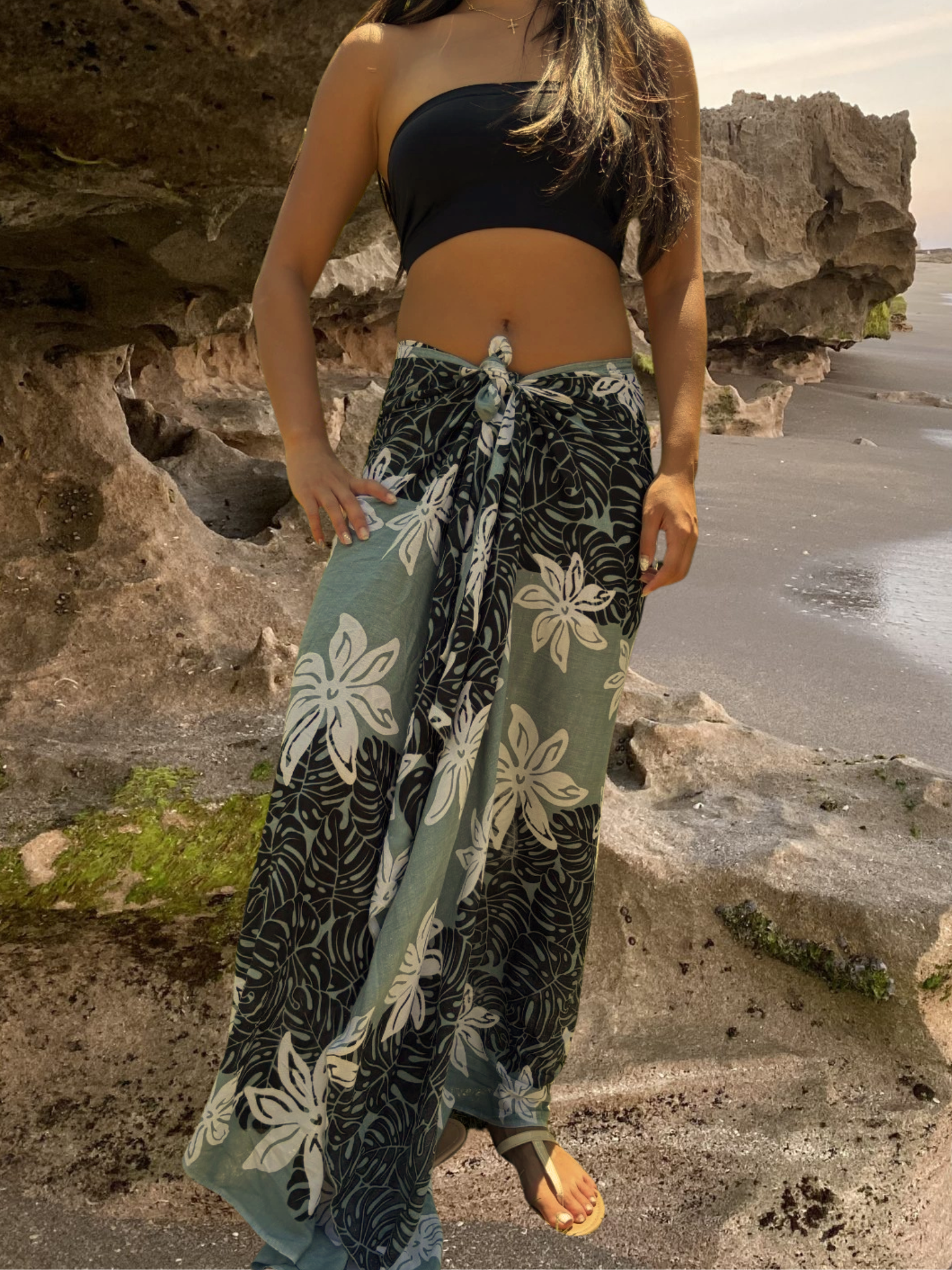 Malia Sarong Pareo - Gray