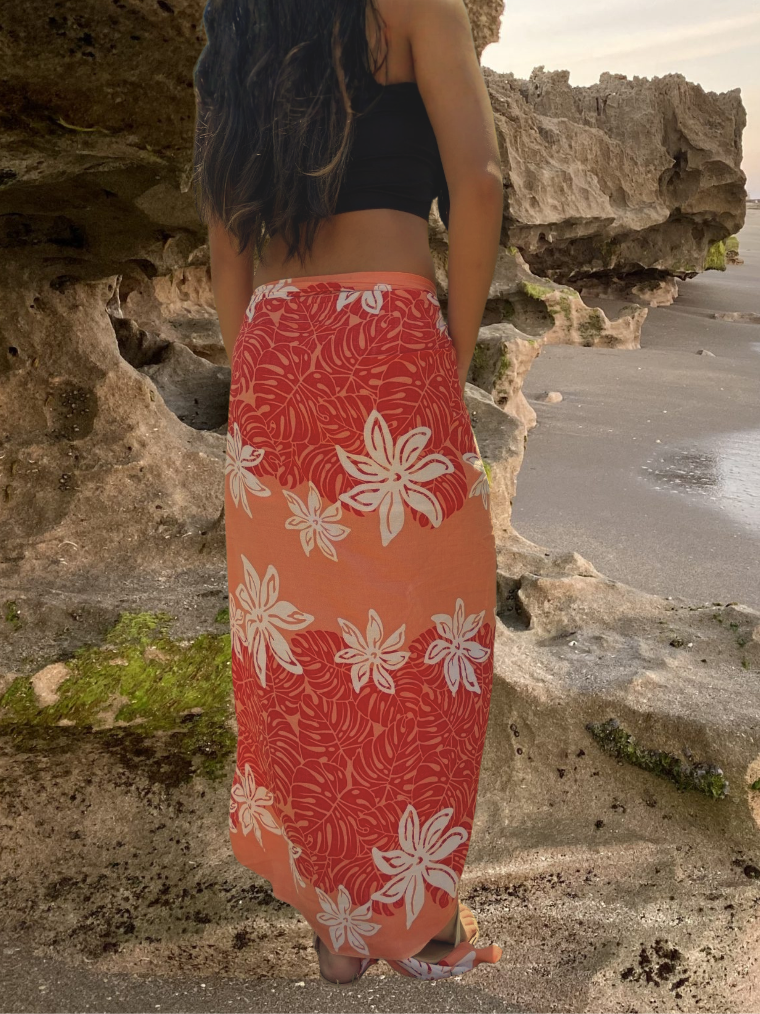 Malia Sarong Pareo - Orange