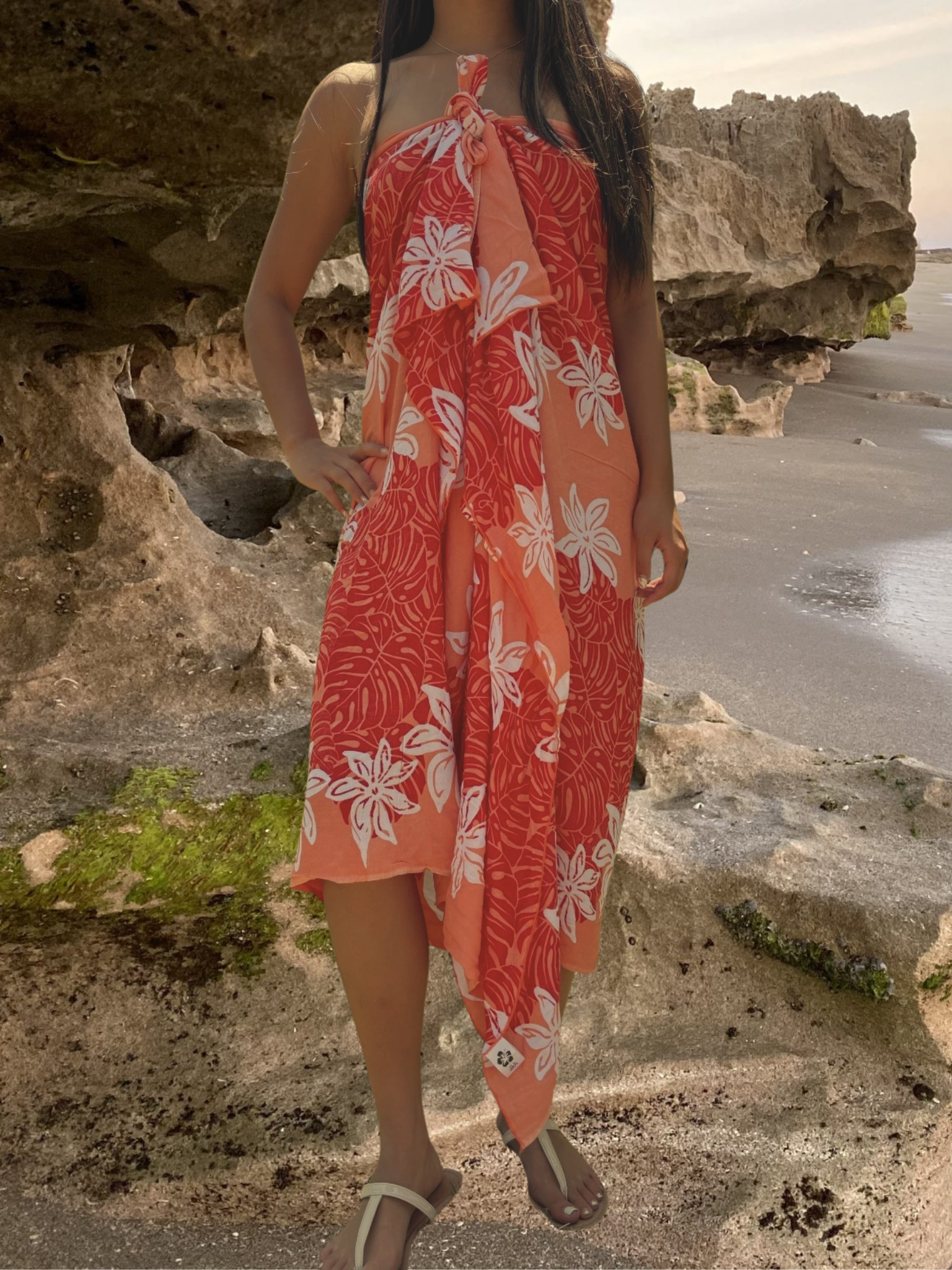 Malia Sarong Pareo - Orange