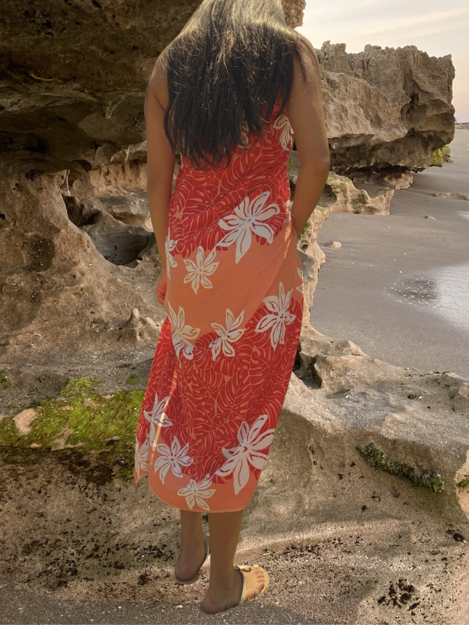 Malia Sarong Pareo - Orange