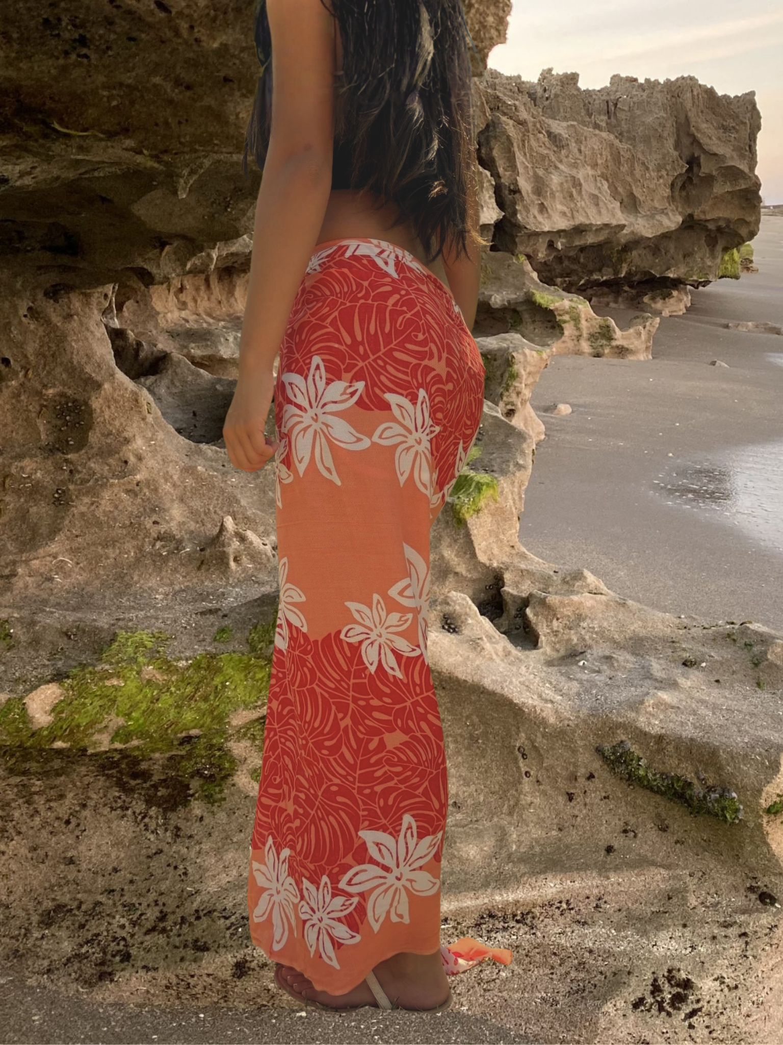 Malia Sarong Pareo - Orange