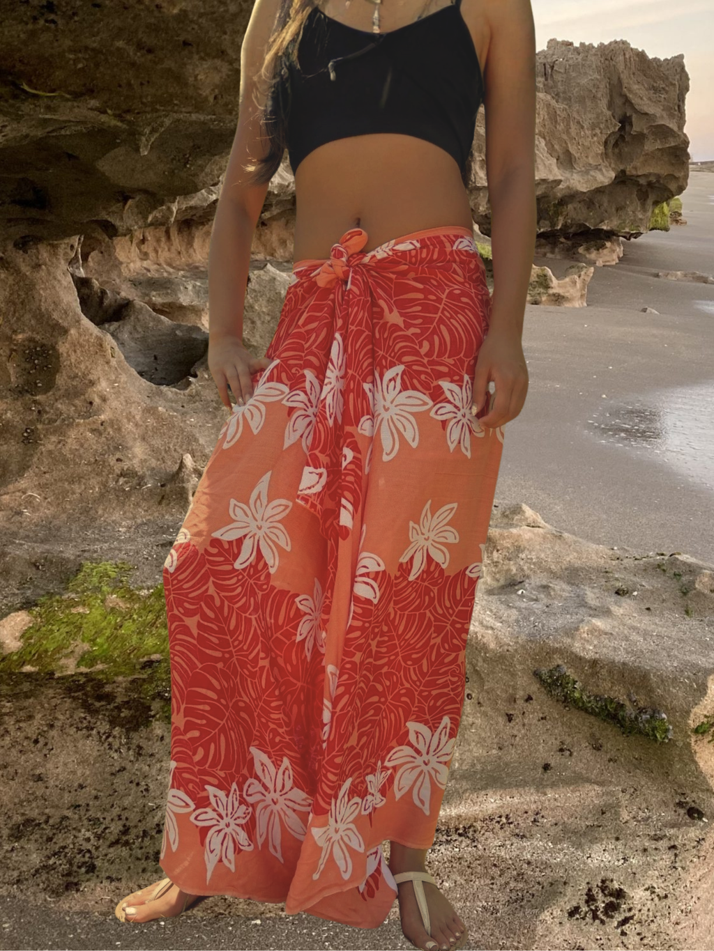 Malia Sarong Pareo - Orange