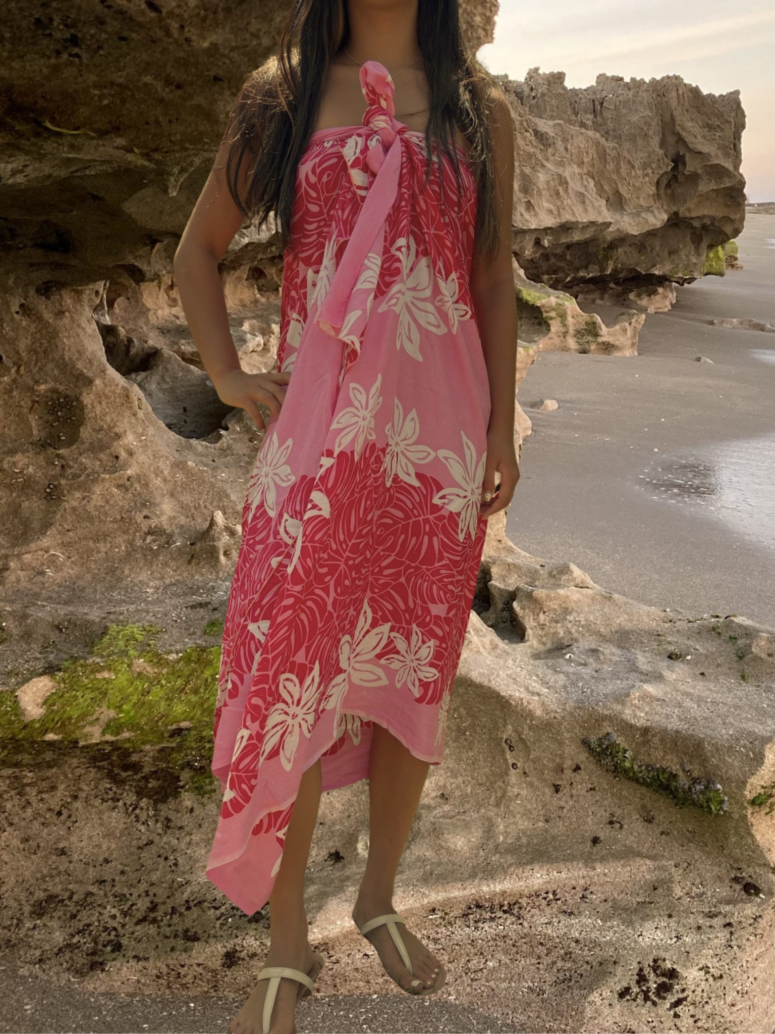 Malia Sarong Pareo - Pink