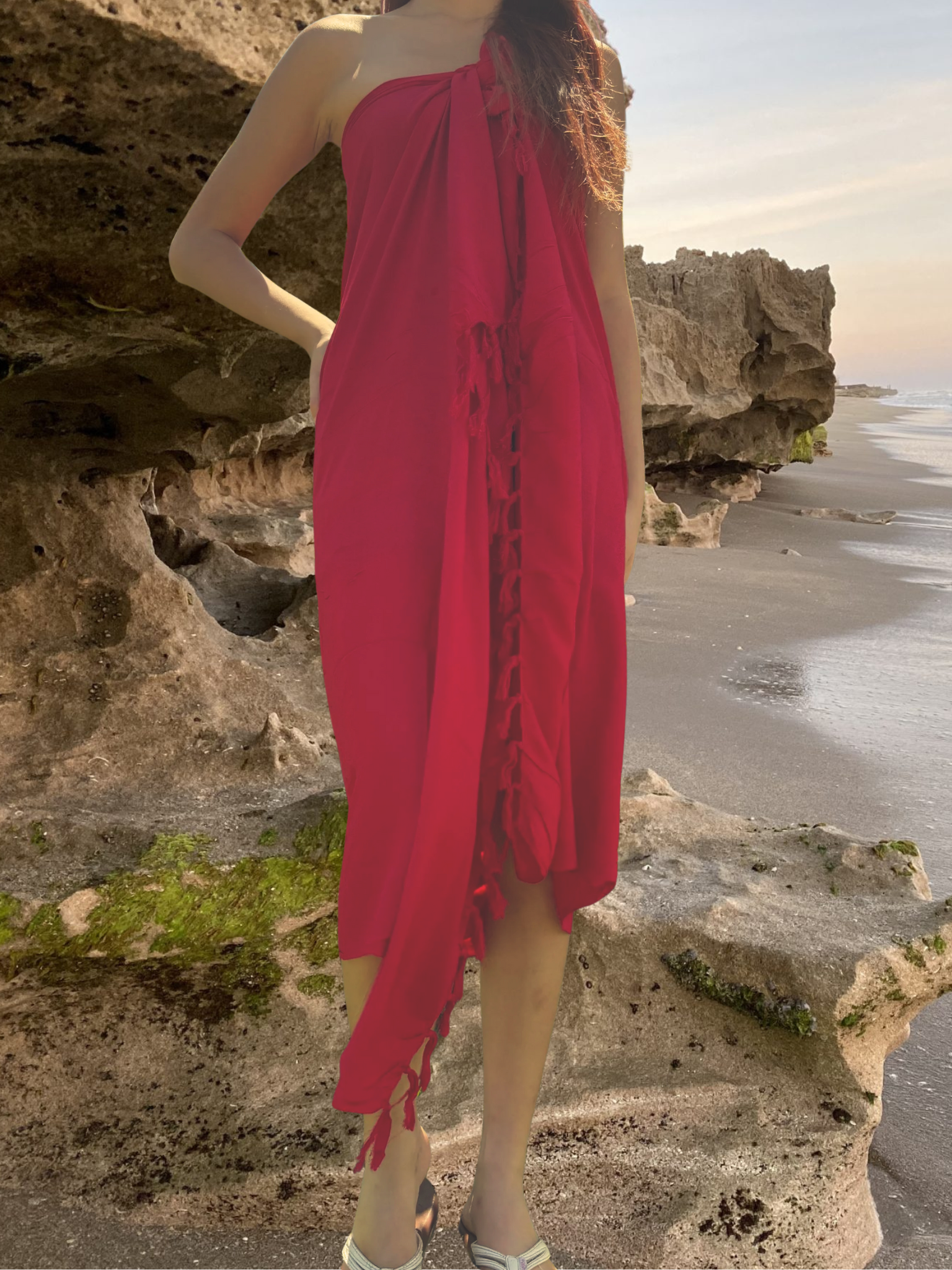 Kalia Original Sarong Pareo - Red