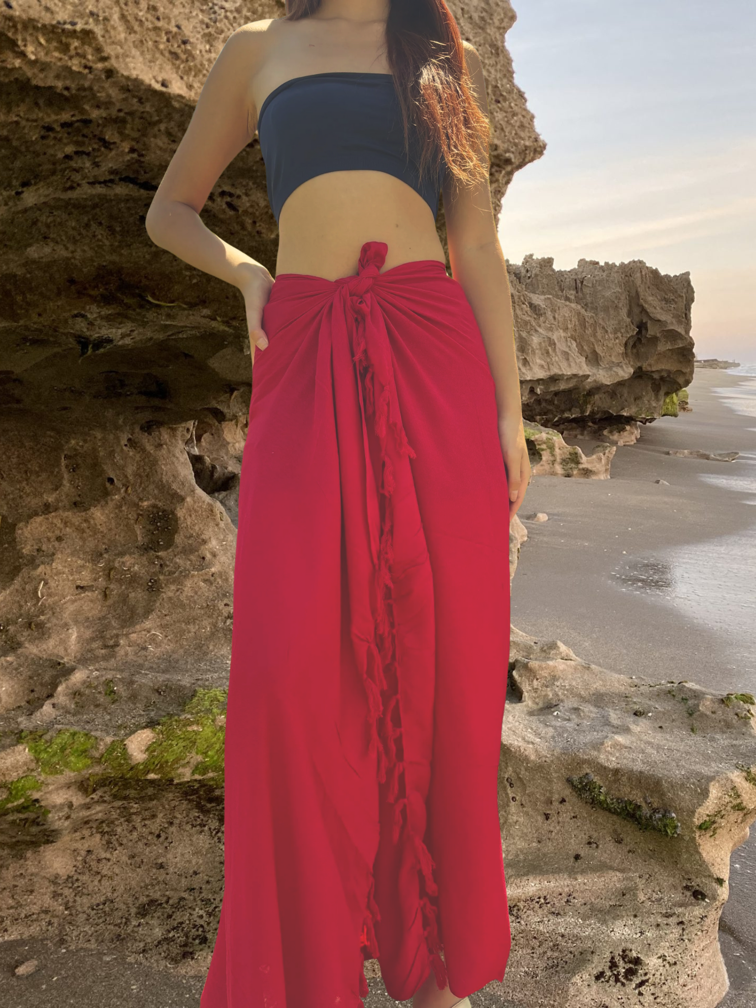 Kalia Original Sarong Pareo - Red