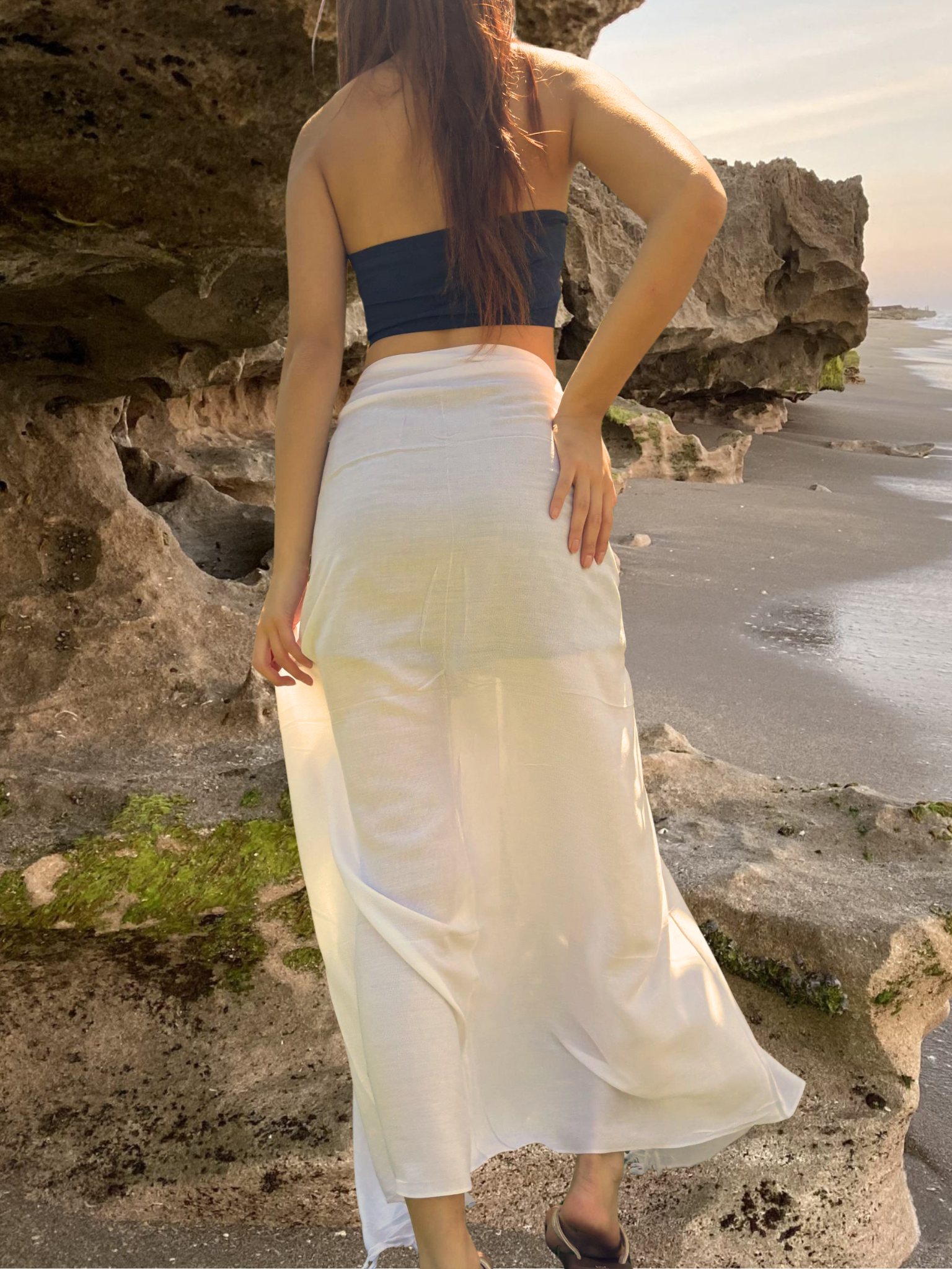 Kalia Original Sarong Pareo - White