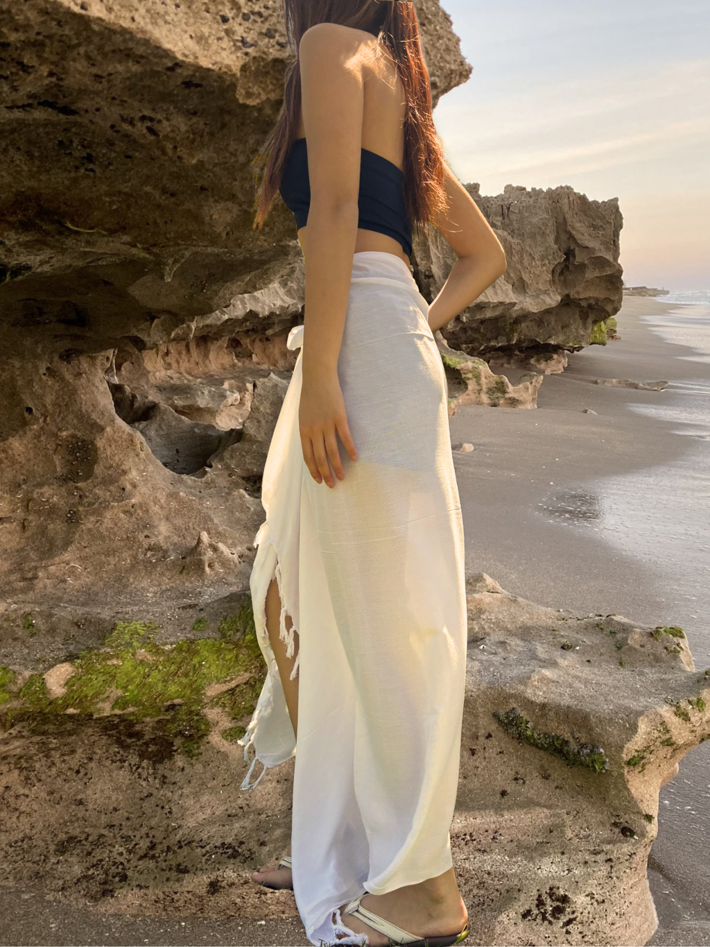 Kalia Original Sarong Pareo - White