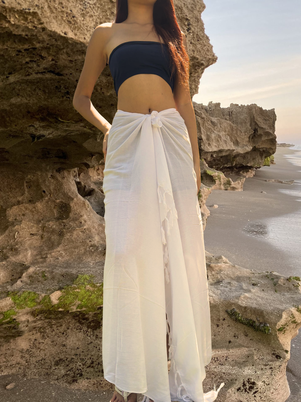 Kalia Original Sarong Pareo - White