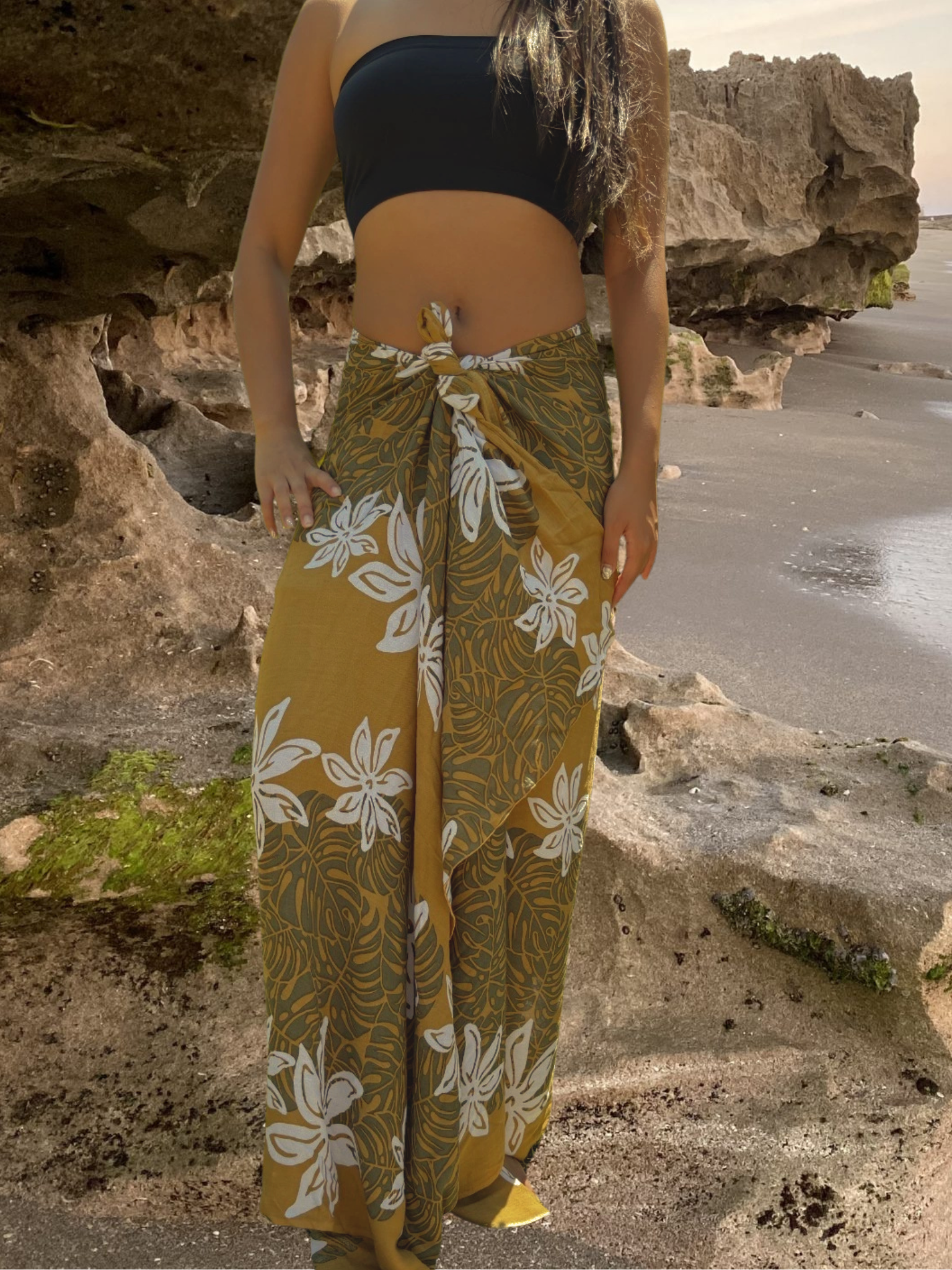 Malia Sarong Pareo - Brown