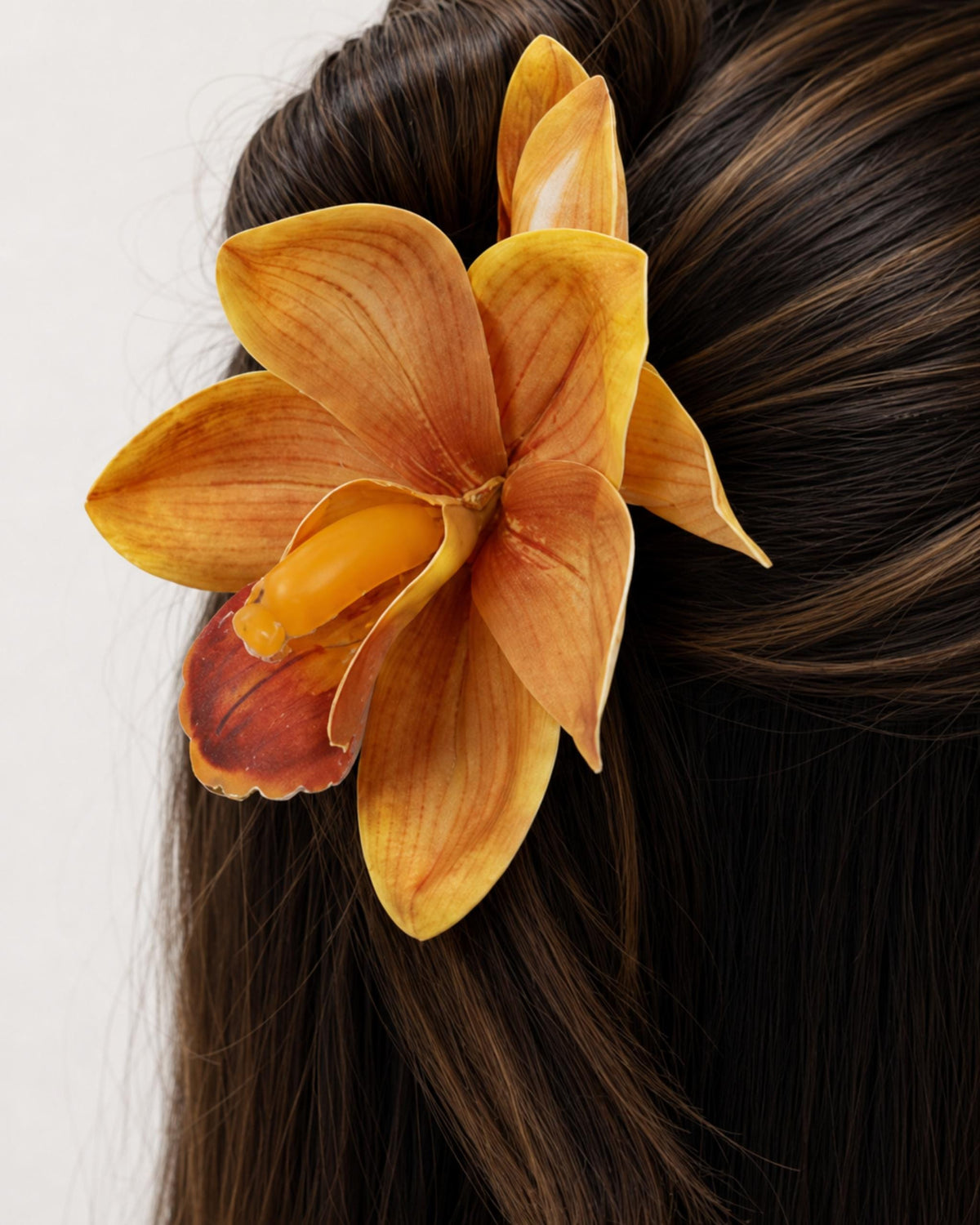 Tropical Orchid Flower Hair Clip Bundle Foam Hand Made Accessory