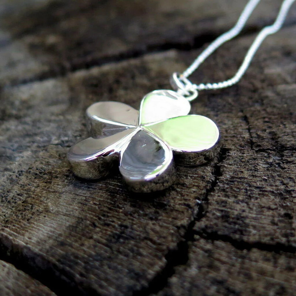 Plumeria Koa Wood Pendant