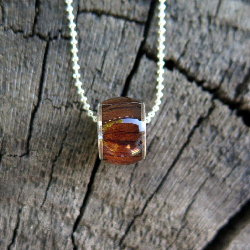 Barrel Koa Wood Pendant
