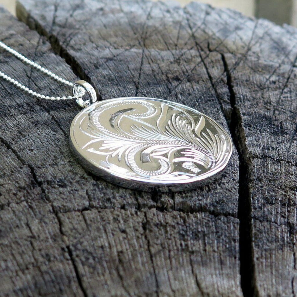 Honu Hoop Koa Wood Pendant