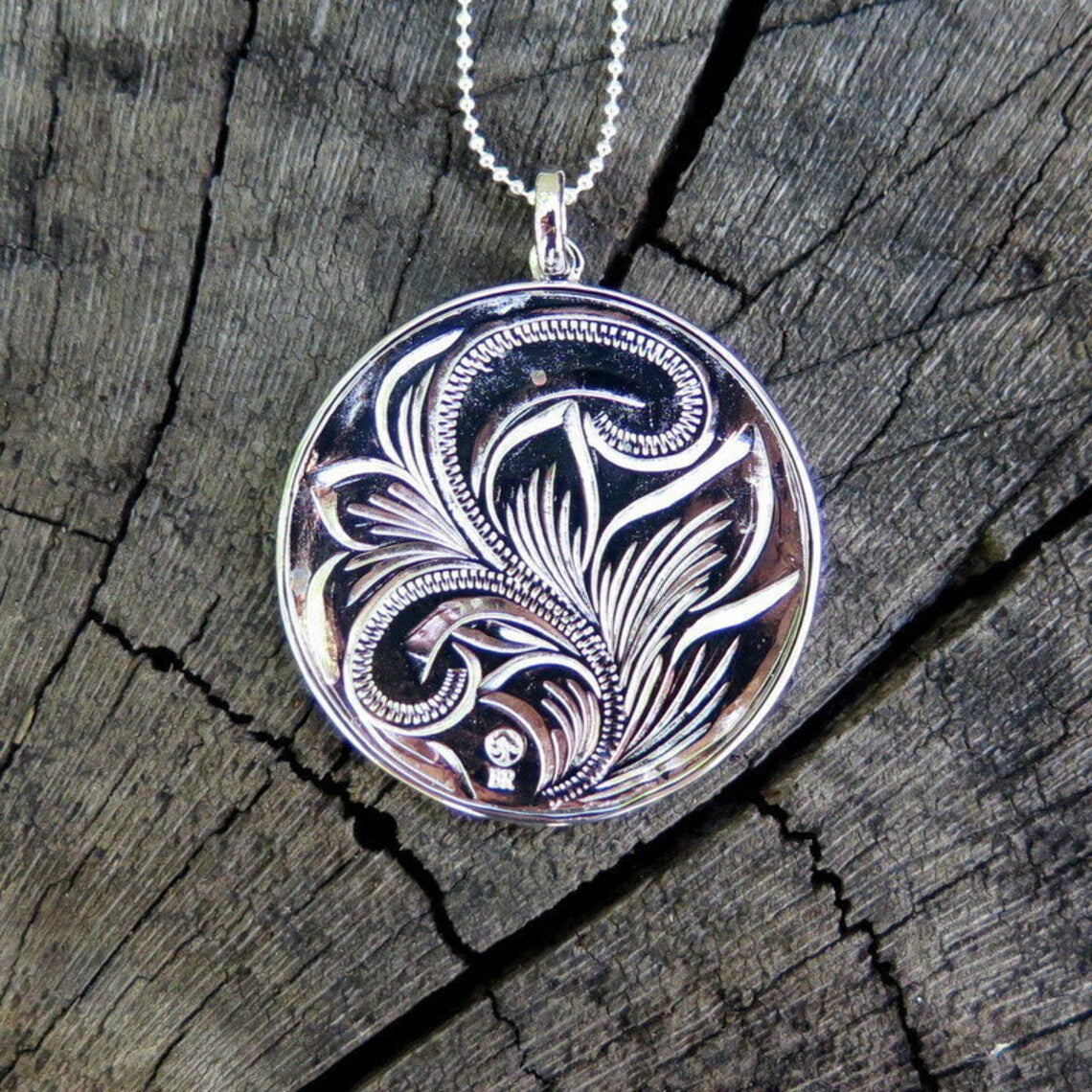 Honu Hoop Koa Wood Pendant