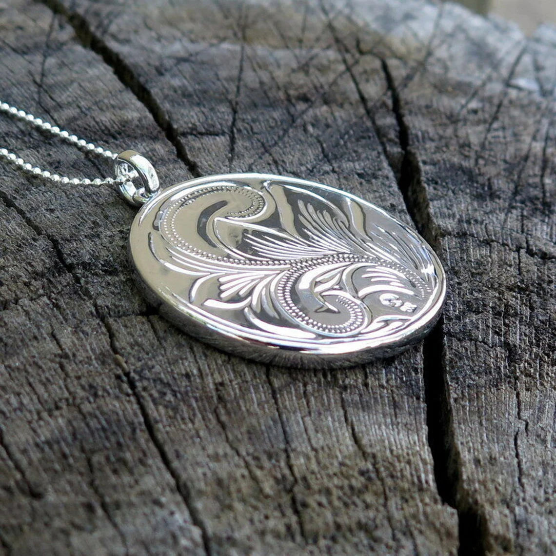 Honu Hoop Koa Wood Pendant