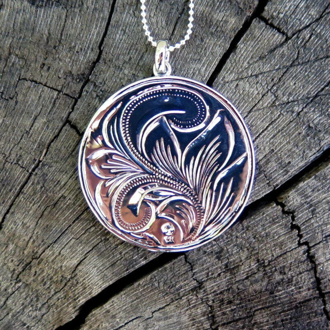 Honu Hoop Koa Wood Pendant