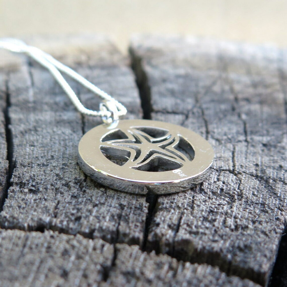 Starfish Koa Wood Pendant