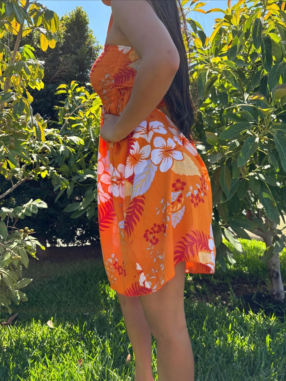 Aulani Sun Dress - Orange